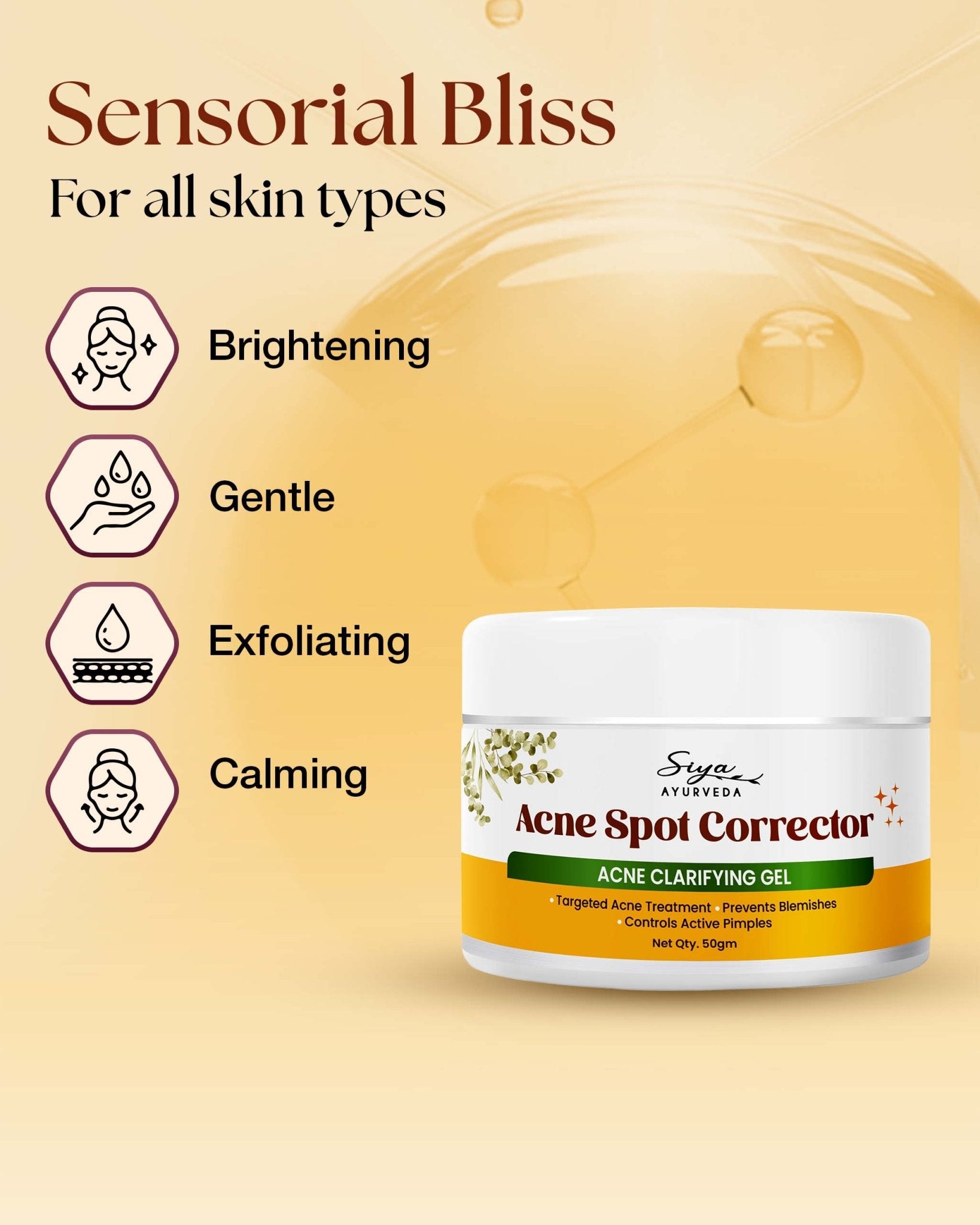 Acne Spot Corrector Gel - Siya Ayurveda