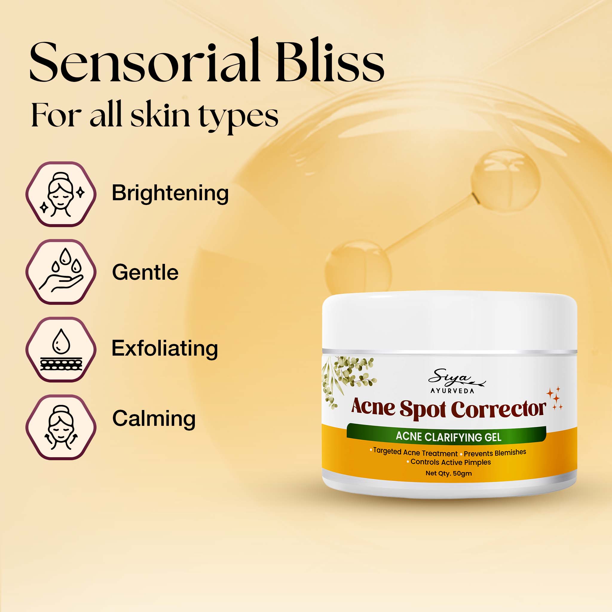 Advanced Acne Treatment Kit (Deep Cleansing with Salicylic Acid & Hydration with Niacinamide) - Siya Ayurveda