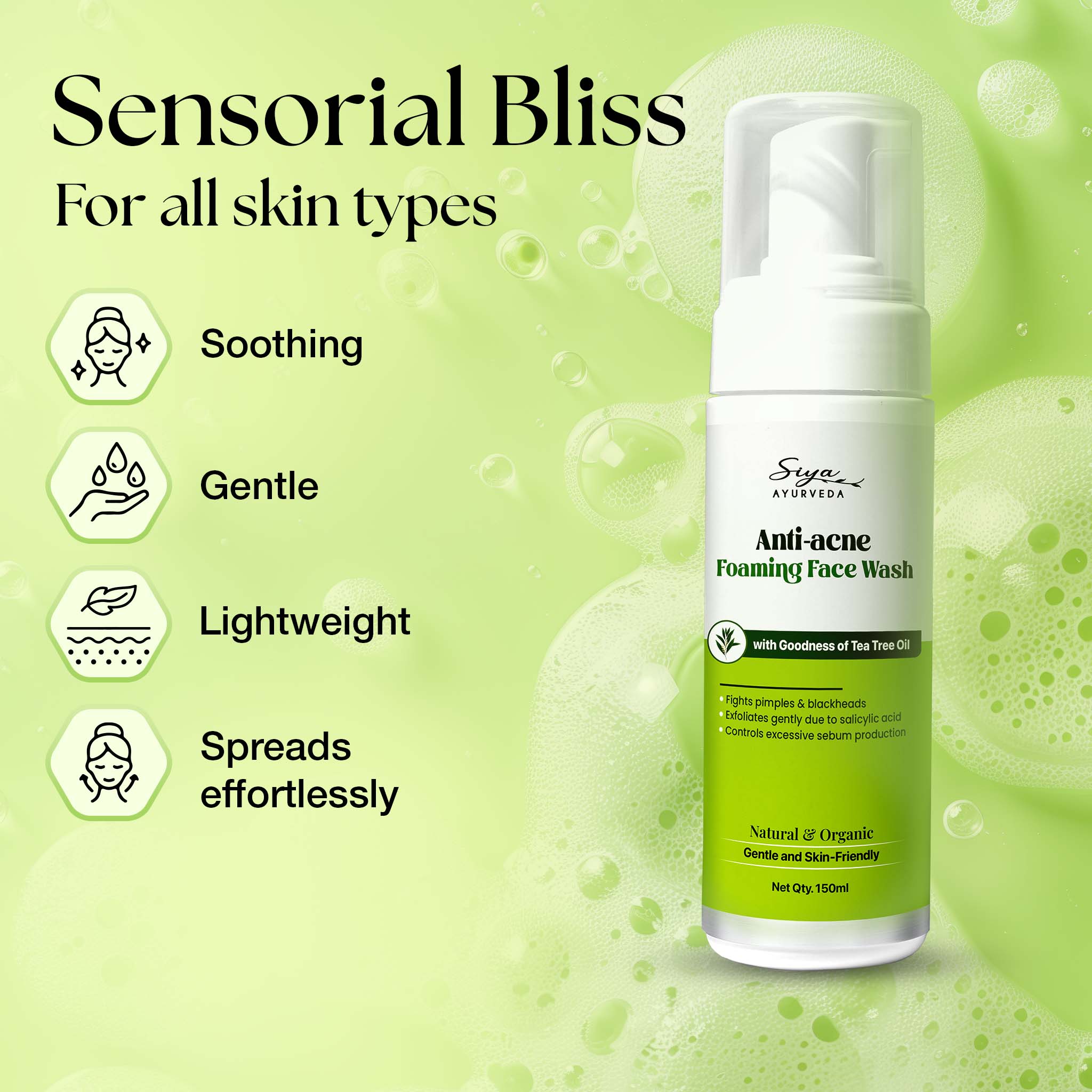 Advanced Acne Treatment Kit (Deep Cleansing with Salicylic Acid & Hydration with Niacinamide) - Siya Ayurveda