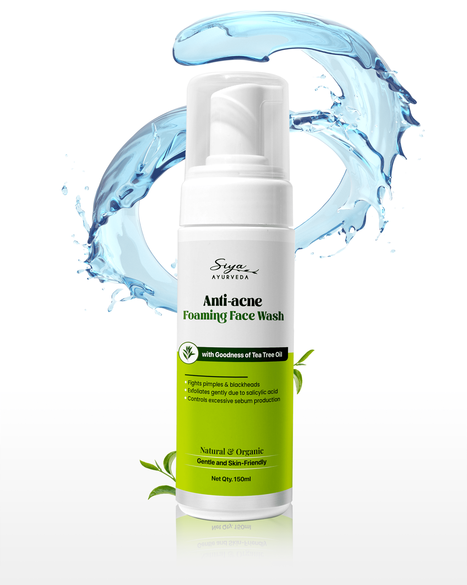 Anti Acne Face Wash: Foaming Face wash - Siya Ayurveda