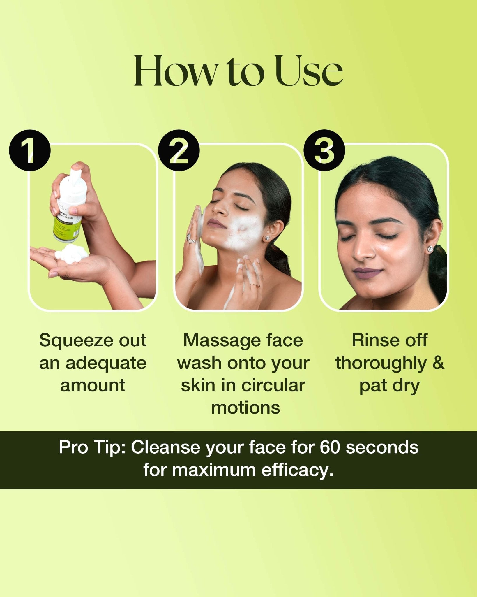 Anti Acne Face Wash: Foaming Face wash - Siya Ayurveda