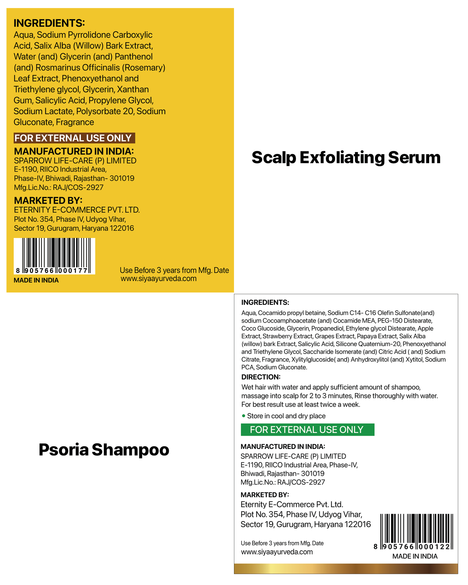 Anti Dandruff Kit - Siya Ayurveda
