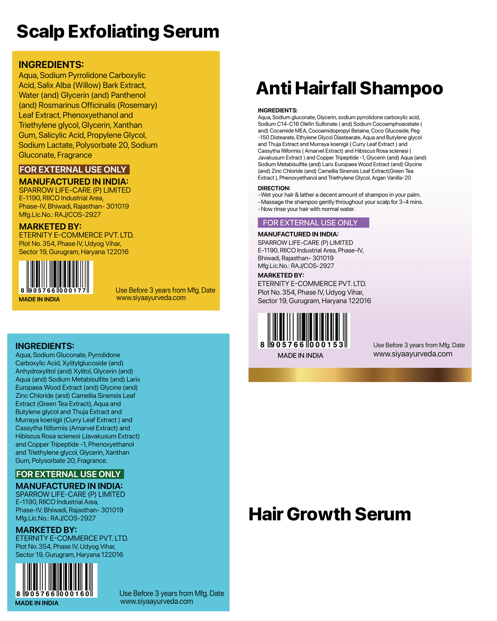 Complete Haircare Kit - Siya Ayurveda