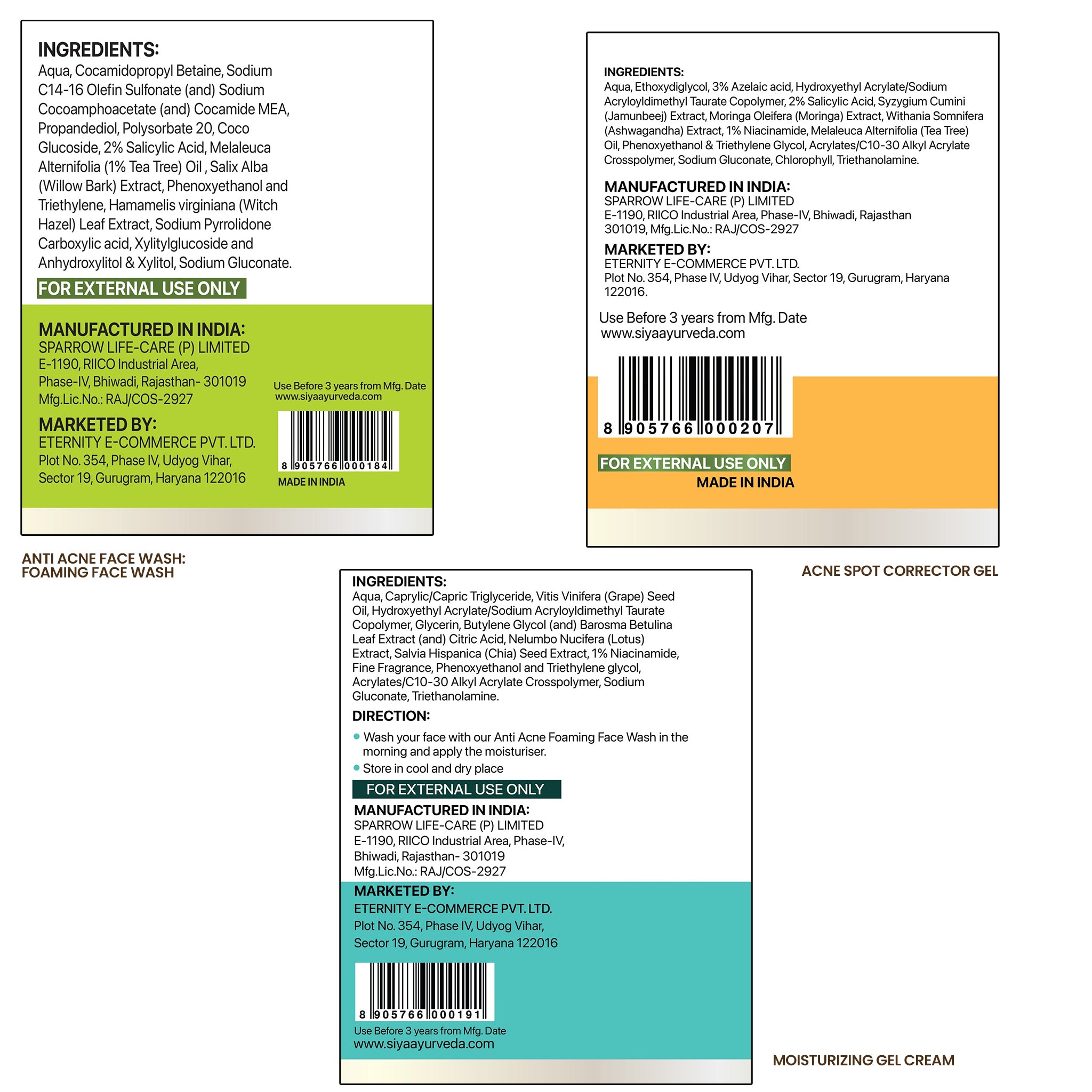 Advanced Acne Treatment Kit (Deep Cleansing with Salicylic Acid & Hydration with Niacinamide)