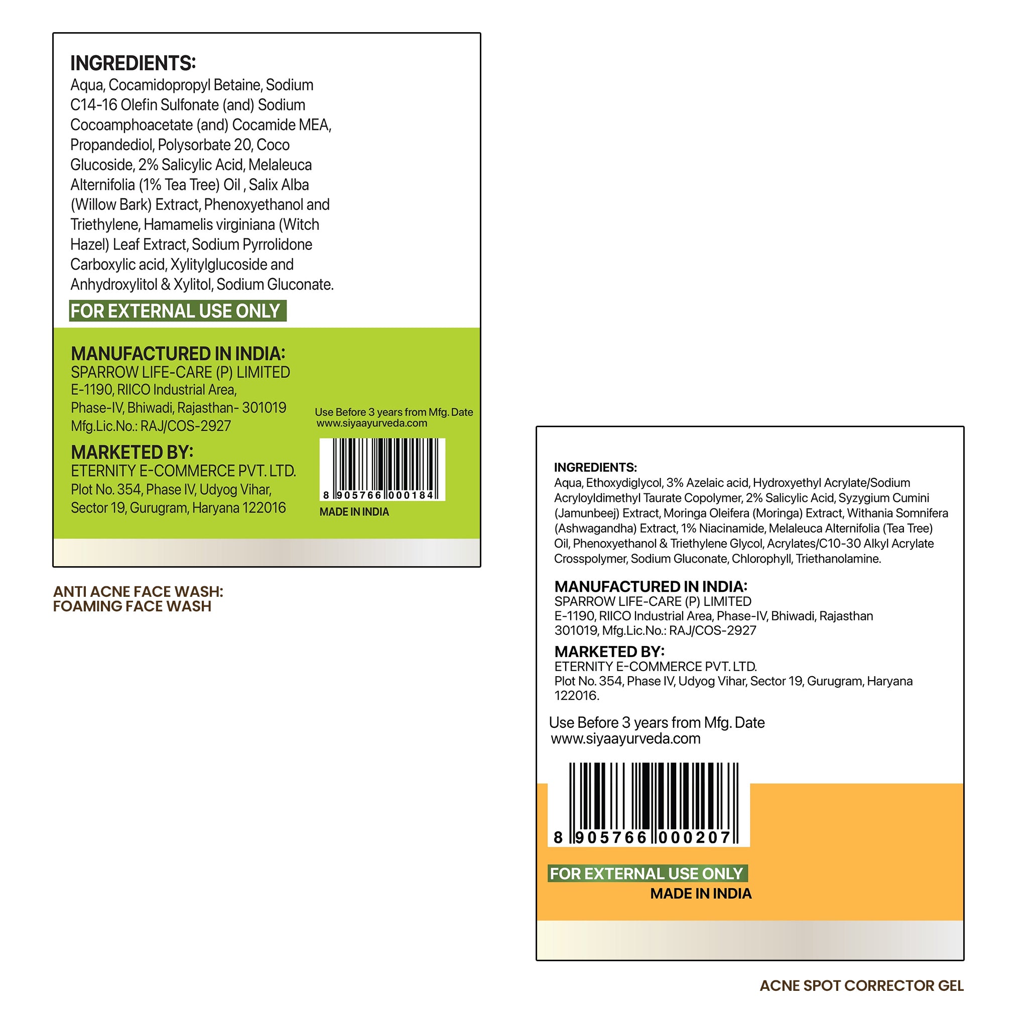 Anti Acne Kit with Powerful Benefits of Niacinamide and Azelaic Acid