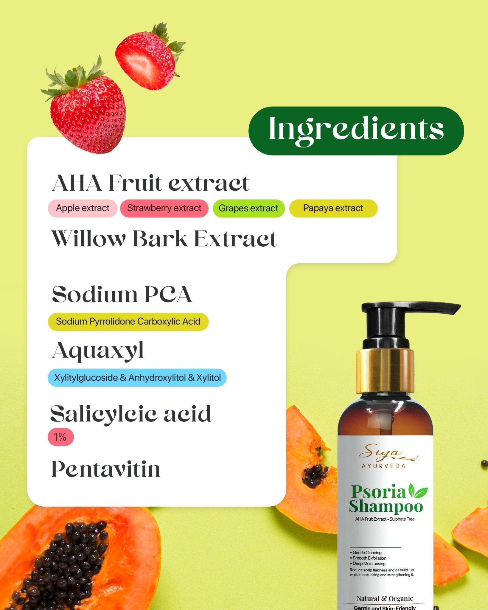 Psoriasis Shampoo: Siya Ayurveda Psoria Shampoo - Siya Ayurveda