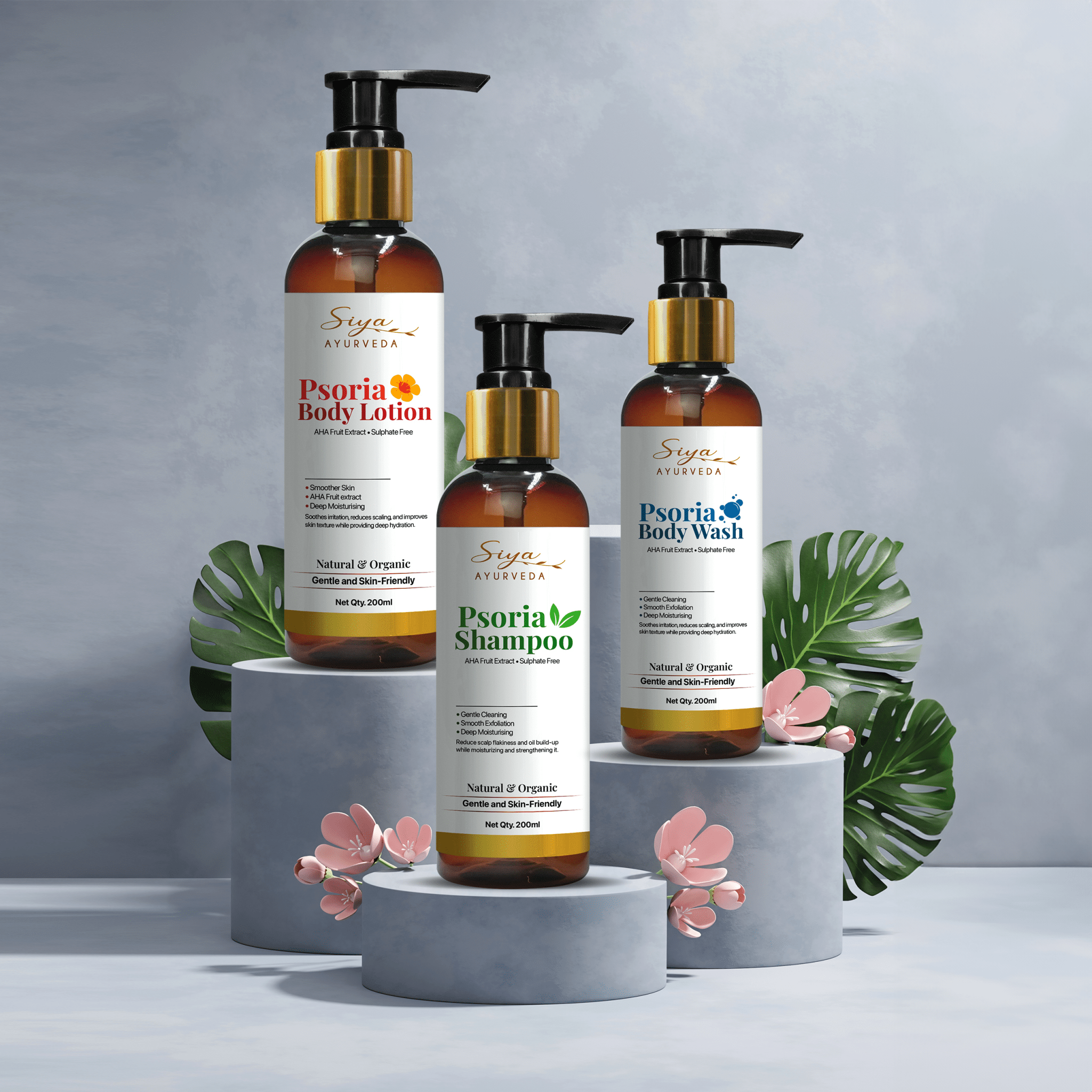 Psoriasis Body and Hair Care Kit - Siya Ayurveda