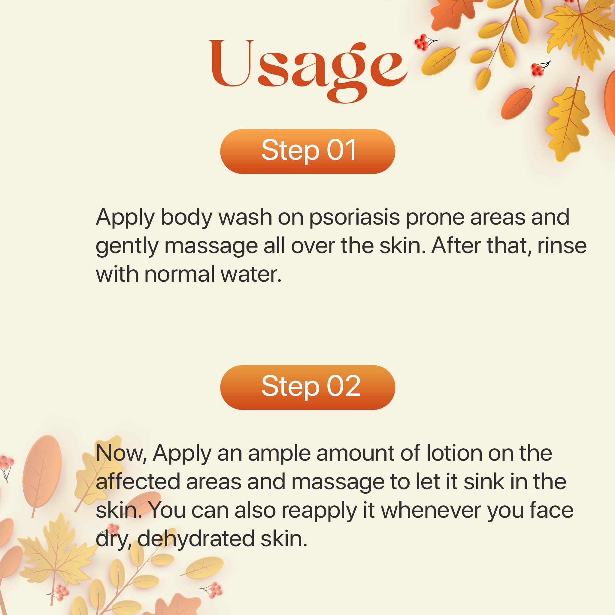 Psoriasis BodyWash and BodyLotion Combo - Siya Ayurveda