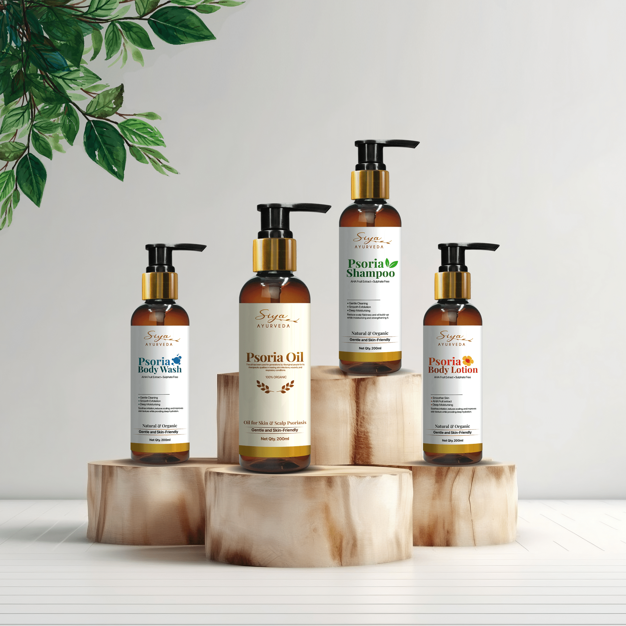 Psoriasis Care Complete Relief Kit - Siya Ayurveda