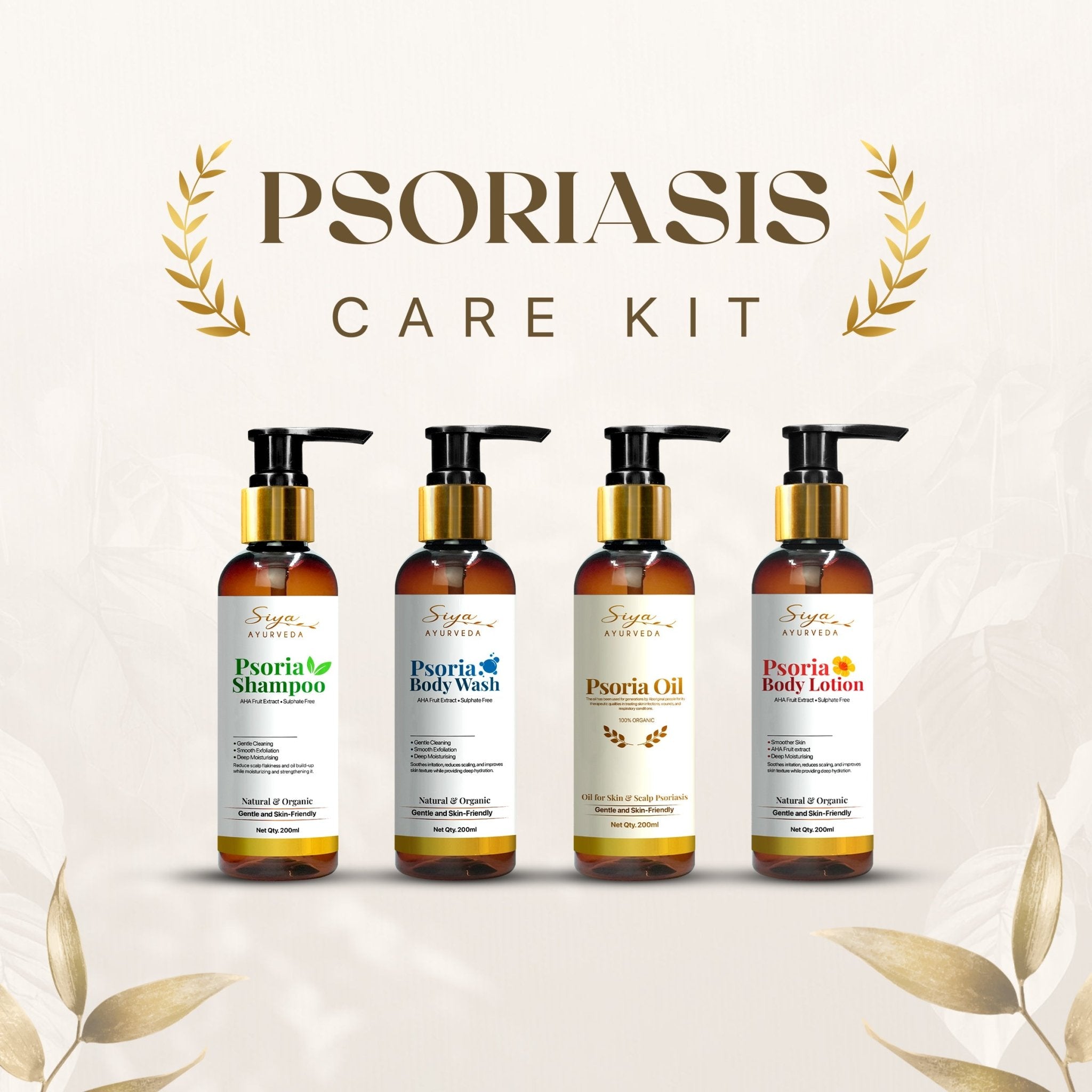 Psoriasis Care Complete Relief Kit - Siya Ayurveda