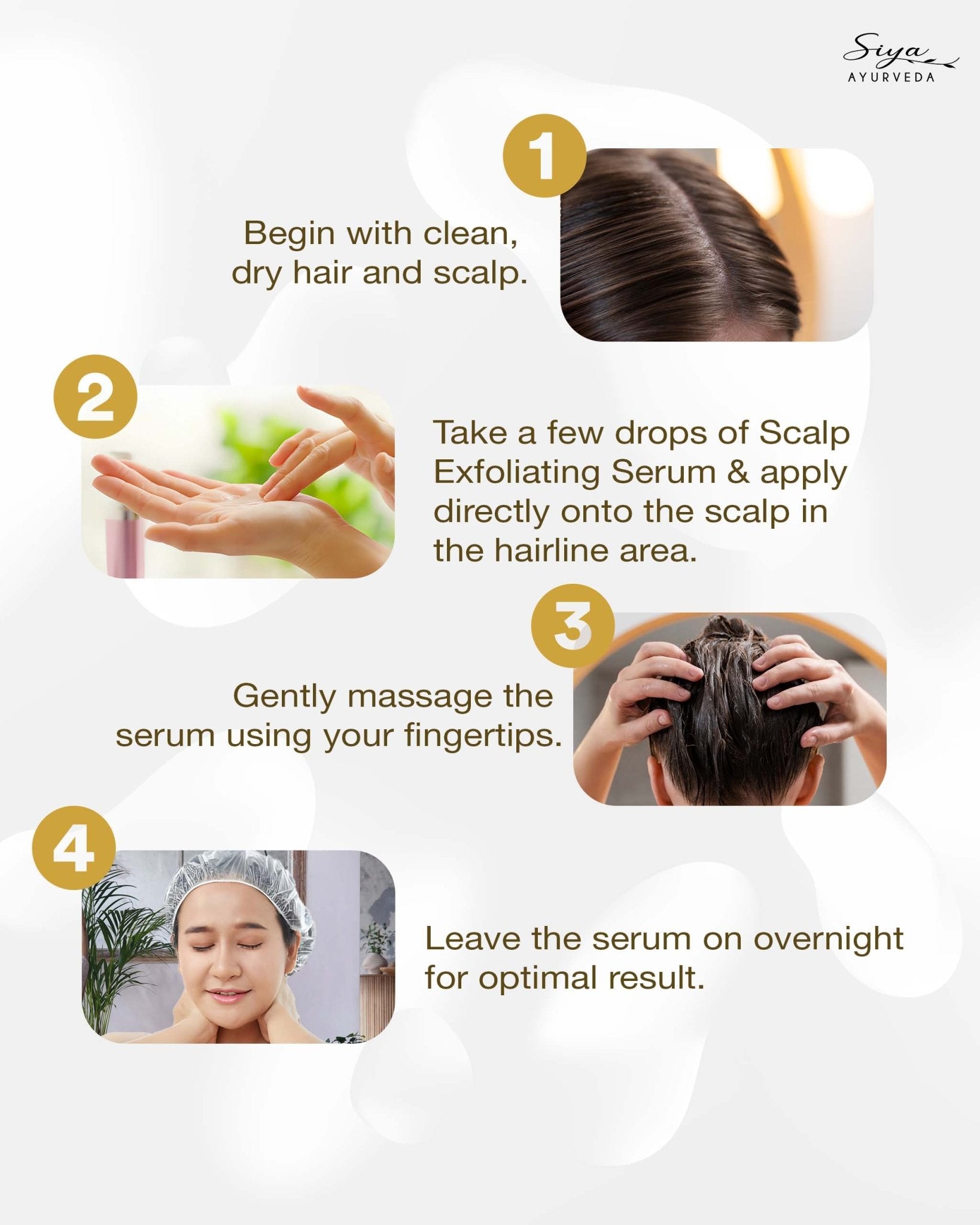 Scalp Exfoliating Serum (Anti - Dandruff Serum) - Siya Ayurveda