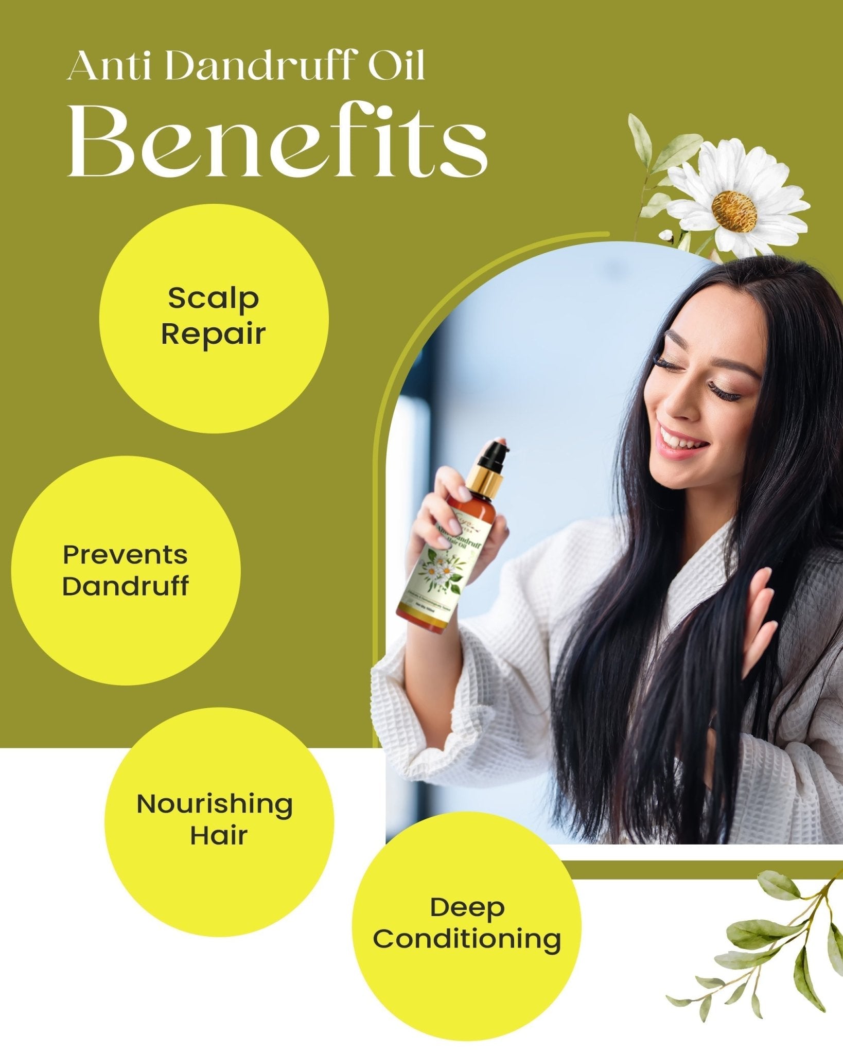 Anti - Dandruff Oil - Siya Ayurveda