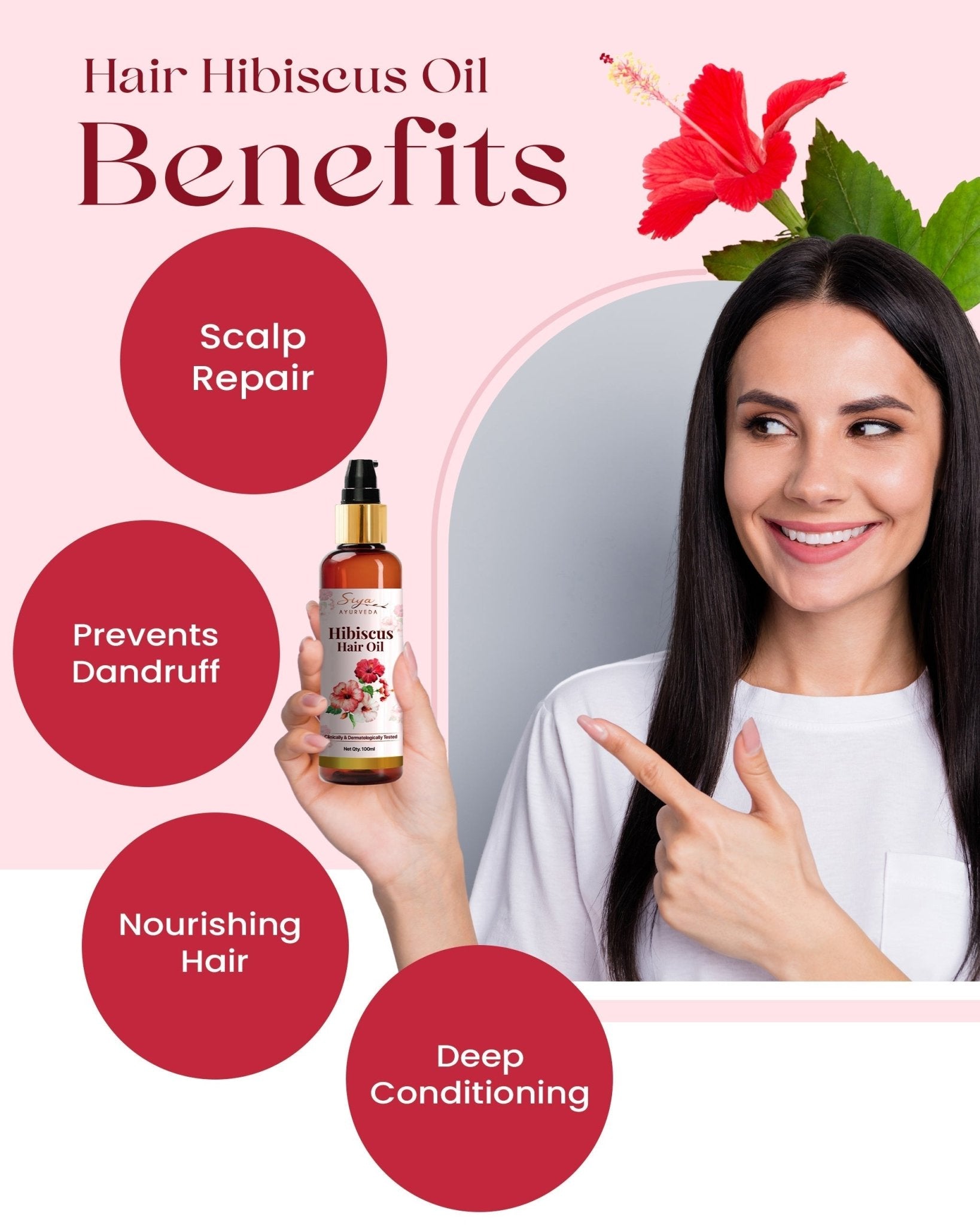 Siya Ayurveda Hibiscus Oil - Siya Ayurveda