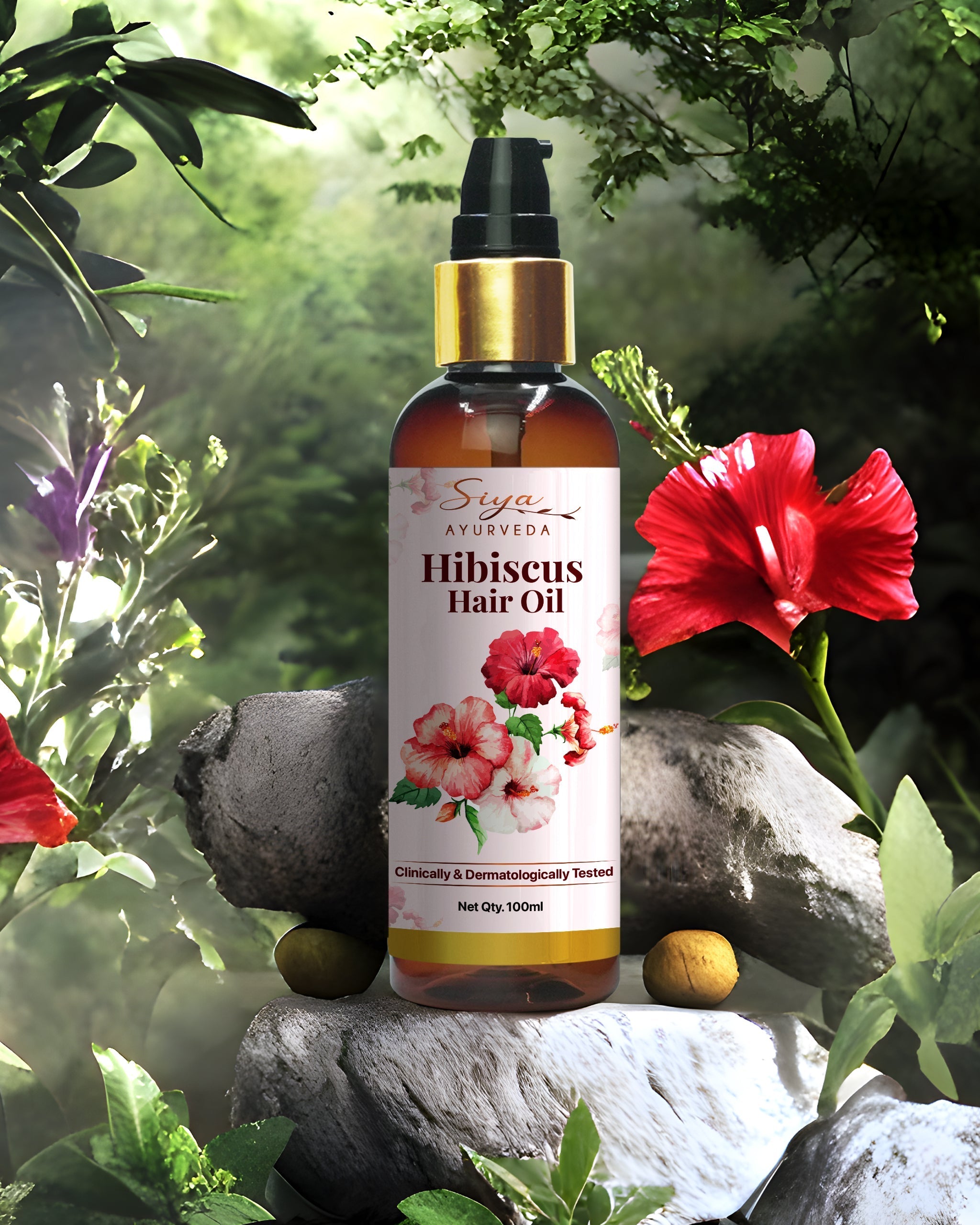 Siya Ayurveda Hibiscus Oil Ayurvedic Oil for Hair Growth