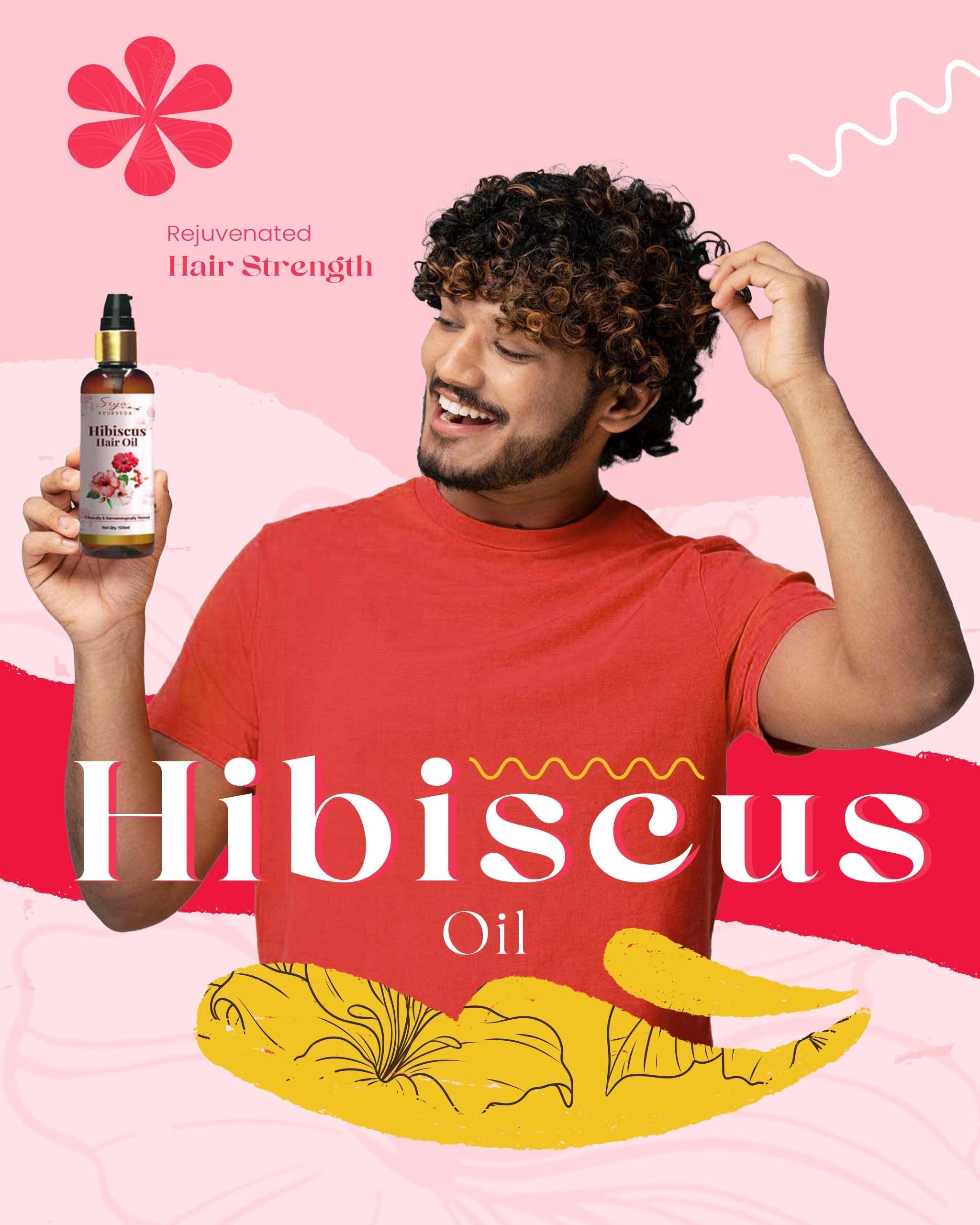 Siya Ayurveda Hibiscus Oil Ayurvedic Oil for Hair Growth